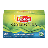 Lipton Tea Bags Green Tea Naturally Decaffeinated Full-Size Picture